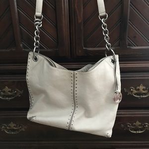 Michael Kors White Leather Satchels